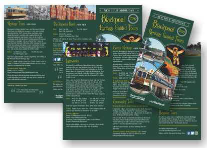 blackpool heritage tours leaflet - 2017