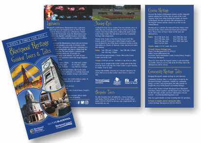 blackpool heritage tours leaflet - 2018