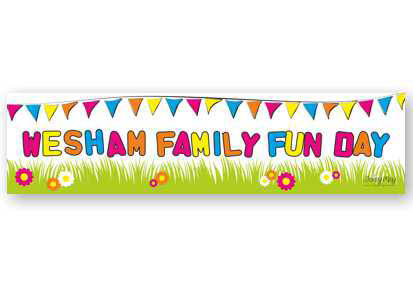 wesham club day banner